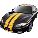 Hyundai, transport, racing car, Automobile, transportation, coupe, sports car, vehicle, Car Black icon