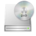 drive, disc, Dvd Gainsboro icon