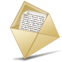 mail, office, envelop, open, Message, Letter, Email Black icon