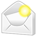 mail, Email, Message, Letter, new, envelop WhiteSmoke icon