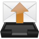 outbox, envelop, Message, mail, Letter, Email WhiteSmoke icon