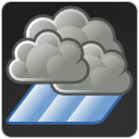 weather, climate, Shower DarkSlateGray icon