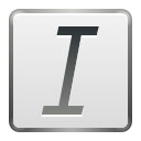 File, document, italic, Text, Format Gainsboro icon