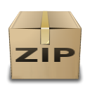Application, Zip, Gnome, mime Tan icon