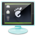 Display, screen, monitor, Computer, Capplet DarkSlateGray icon