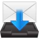 Letter, mail, Message, envelop, Email, Import, inbox, stock WhiteSmoke icon