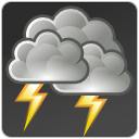 climate, weather, Storm DarkSlateGray icon