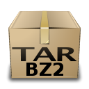 Application, bzip Tan icon