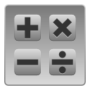Accessory, calculator, Calc, calculation DarkGray icon