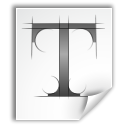 Font, ttf, Application WhiteSmoke icon