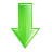 Descend, fall, Arrow, descending, Down, download, green, Decrease LimeGreen icon