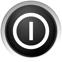 shutdown, Power off, turn off, Black DarkSlateGray icon