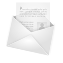 Letter, envelope, Email, envelop, Message, newsletter, mail WhiteSmoke icon