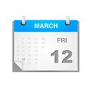 date, Calendar, Schedule WhiteSmoke icon