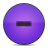 subtract, button, violet, Minus BlueViolet icon