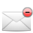 Email, mail, Letter, envelop, delete, remove, Message, Del WhiteSmoke icon