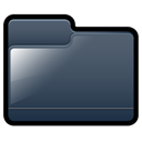 Folder, generic, Black DarkSlateGray icon