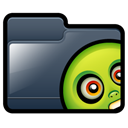 slimer, Folder DarkSlateGray icon