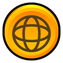 Norton, security, internet Orange icon