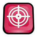 Mcafee, scan IndianRed icon