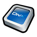 Divx, player Black icon