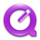violet, quicktime DimGray icon