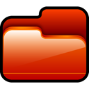 open, Folder, red Firebrick icon