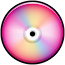 save, pink, disc, Cd, Colored, Disk Black icon