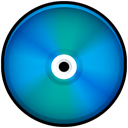 Blue, save, Disk, disc, Cd, Colored DarkCyan icon