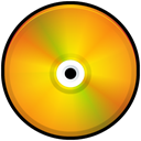 Orange, Colored, disc, Disk, save, Cd Orange icon