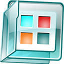 Flash, ver, Live, system, ip Teal icon