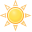 sun, weather, Clean, Clear, climate SandyBrown icon