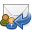 Message, Letter, envelop, Email, reply, All, Response, mail WhiteSmoke icon
