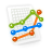 line, graph, chart WhiteSmoke icon