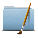 Folder, Art, Blue LightSteelBlue icon