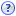 White, question, help RoyalBlue icon