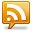 Comment, Rss, subscribe, feed DarkOrange icon
