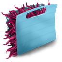 tentacle, Folder SkyBlue icon