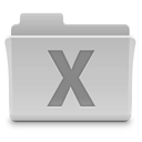 Folder, system, grey Silver icon