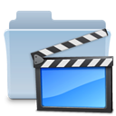 Folder, movie, video, film LightSteelBlue icon