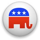 republican, caucus Black icon