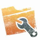 utility, Folder SandyBrown icon