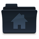 Folder, Home, Building, house, homepage DarkSlateGray icon