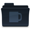 food, Coffee, Folder DarkSlateGray icon