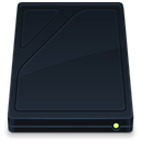 Hard, Folder, onyx, drive DarkSlateGray icon