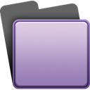 purple, Folder Thistle icon