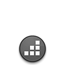 Grid, stack Black icon