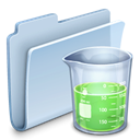 badged, Folder, experiment LightSteelBlue icon