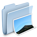 photo, badged, Folder, pic, image, picture LightSteelBlue icon
