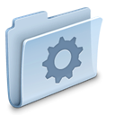 Folder, Gear LightSteelBlue icon